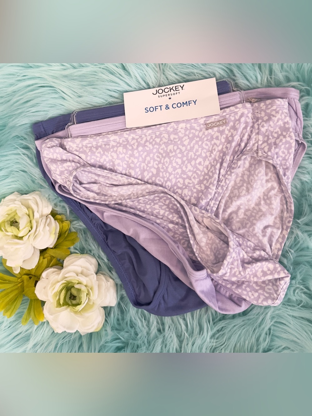 Jockey SuperSoft 3 Pack French Bikini Cut Women’s Panties Sz 6 NEW!